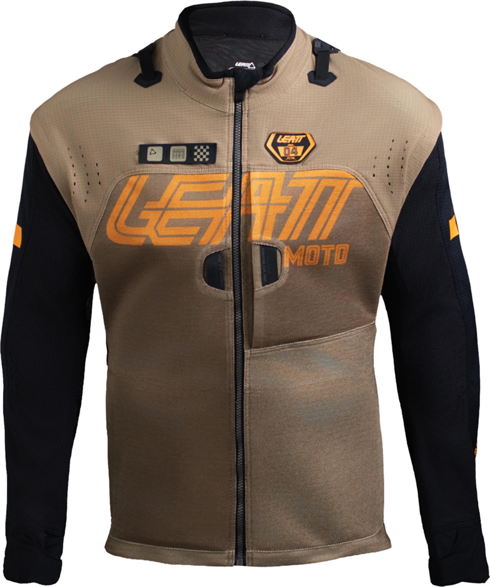 Leatt Moto 4.5 X-Flow Speed Enduro dzseki Khaki M 1. ábra