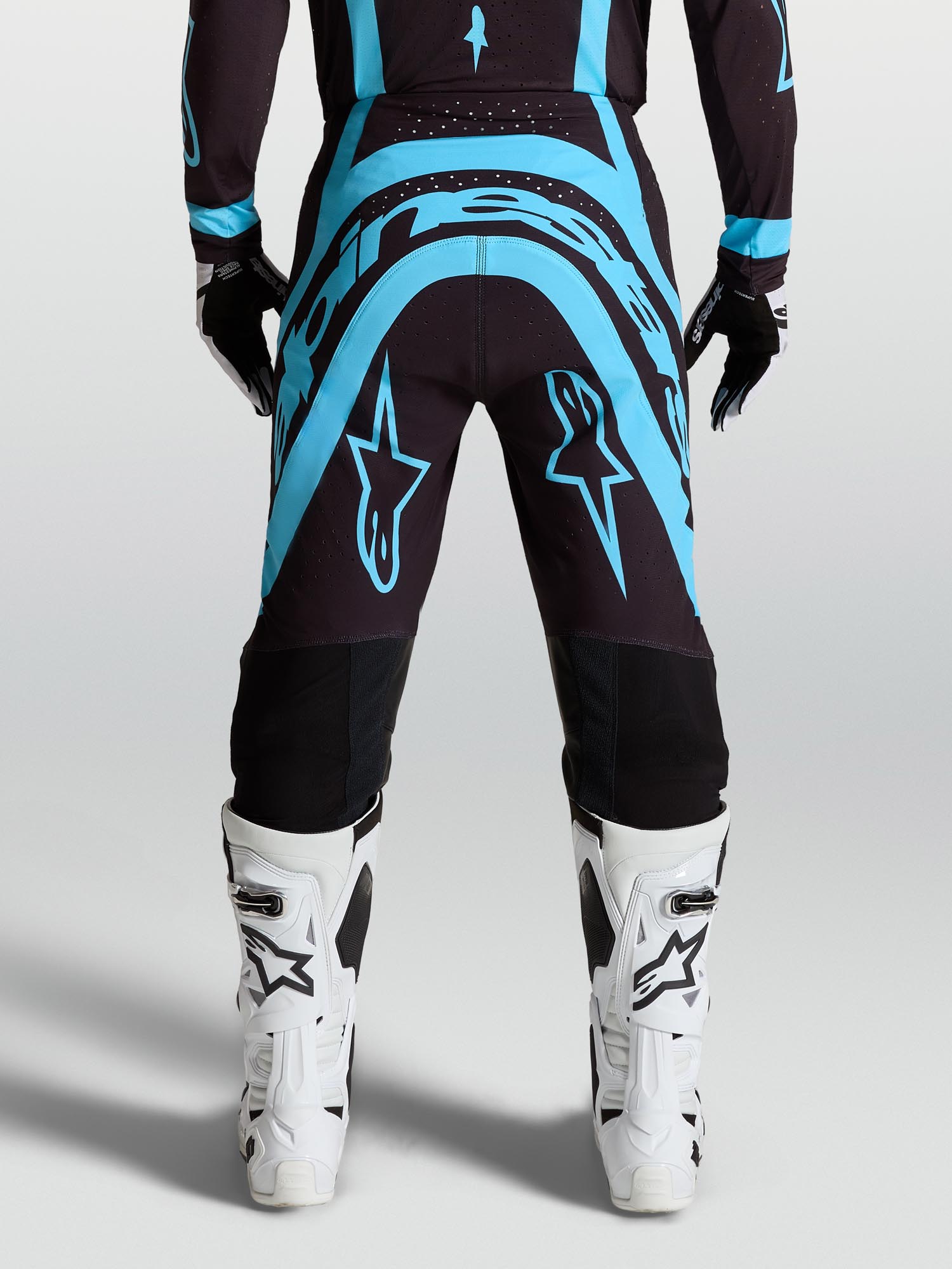 Alpinestars Supertech Vesta Pantalon de motocross noir/turquoise 32 Figure 11