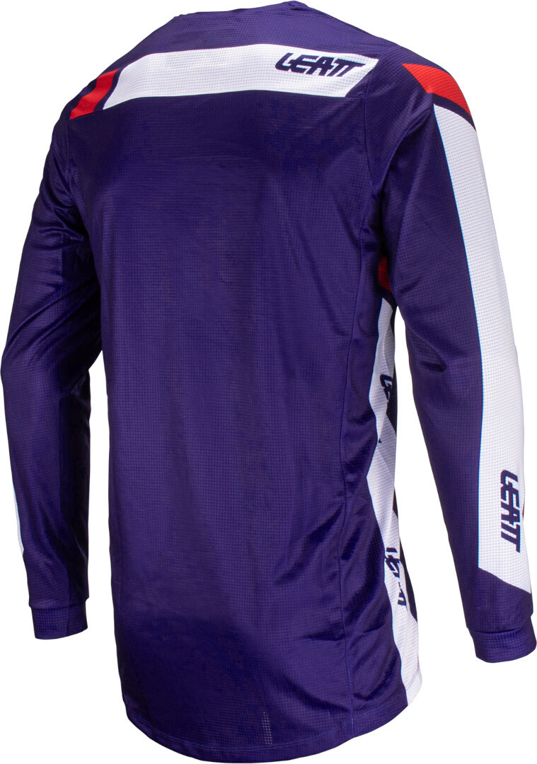 Leatt 3.5 Ride 2024 Set de tricou și pantaloni de motocross Albastru/Negru/Alb M Figura 8