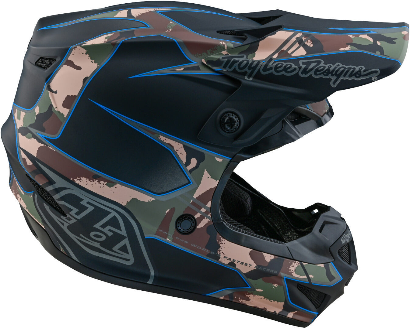 Troy Lee Designs SE4 Polyacrylite Matrix MIPS Cască de motocross Negru/Camuflaj L (58/59) Figura 6