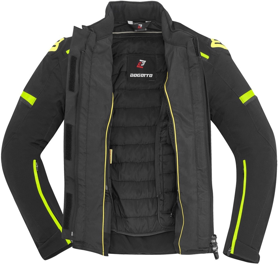 Side view of Bogotto Sparrow Waterproof Motorcycle Textile Jacket