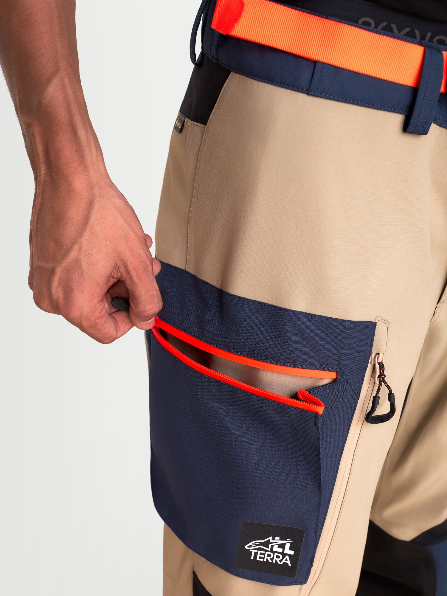 Alpinestars Arenis Gore-Tex vandtætte motorcykeltekstilbukser blå/brun 2XL Figur 11