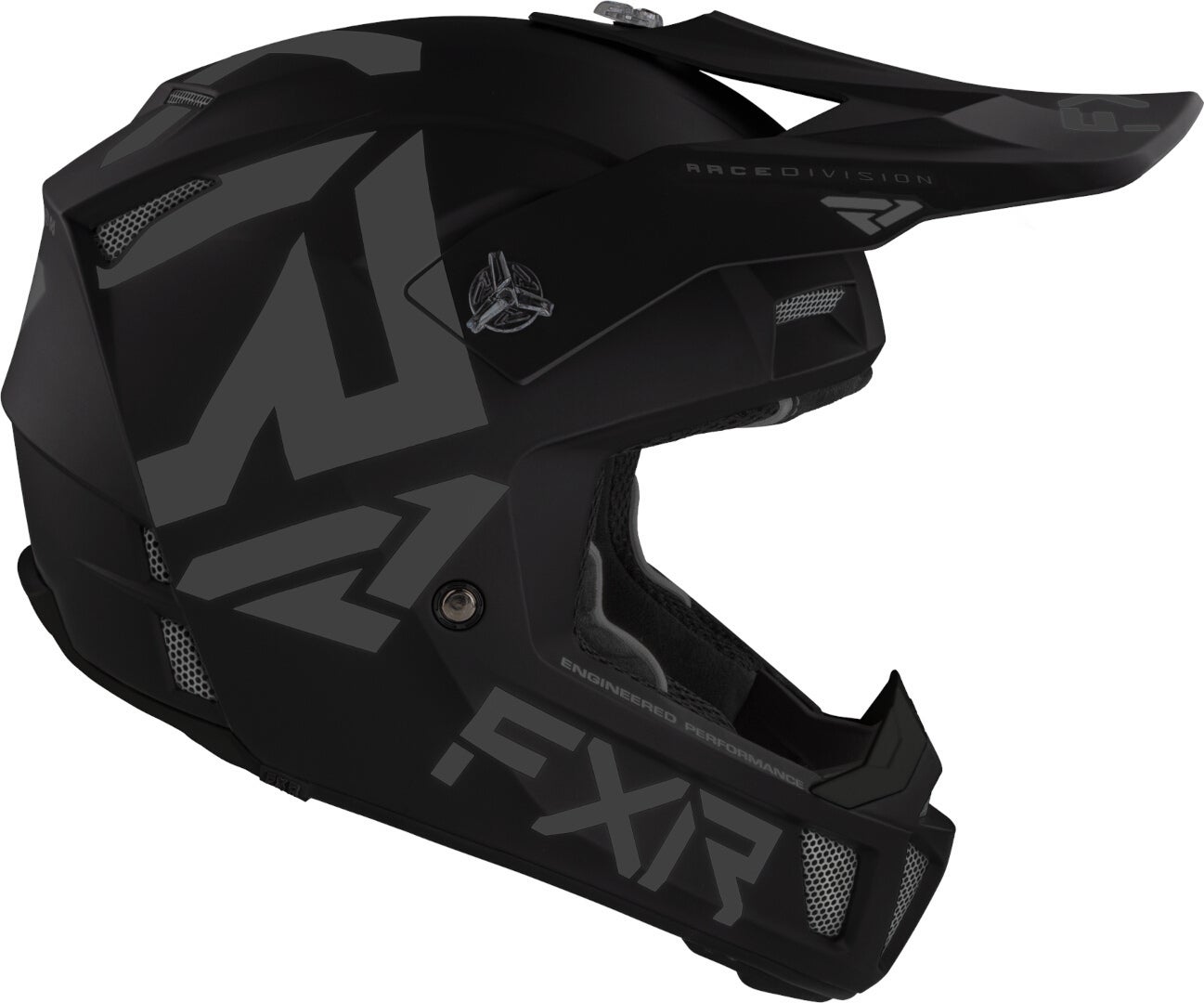 FXR Clutch CX MX Gear Capacete de Motocross preto S (55/56) Figura 4