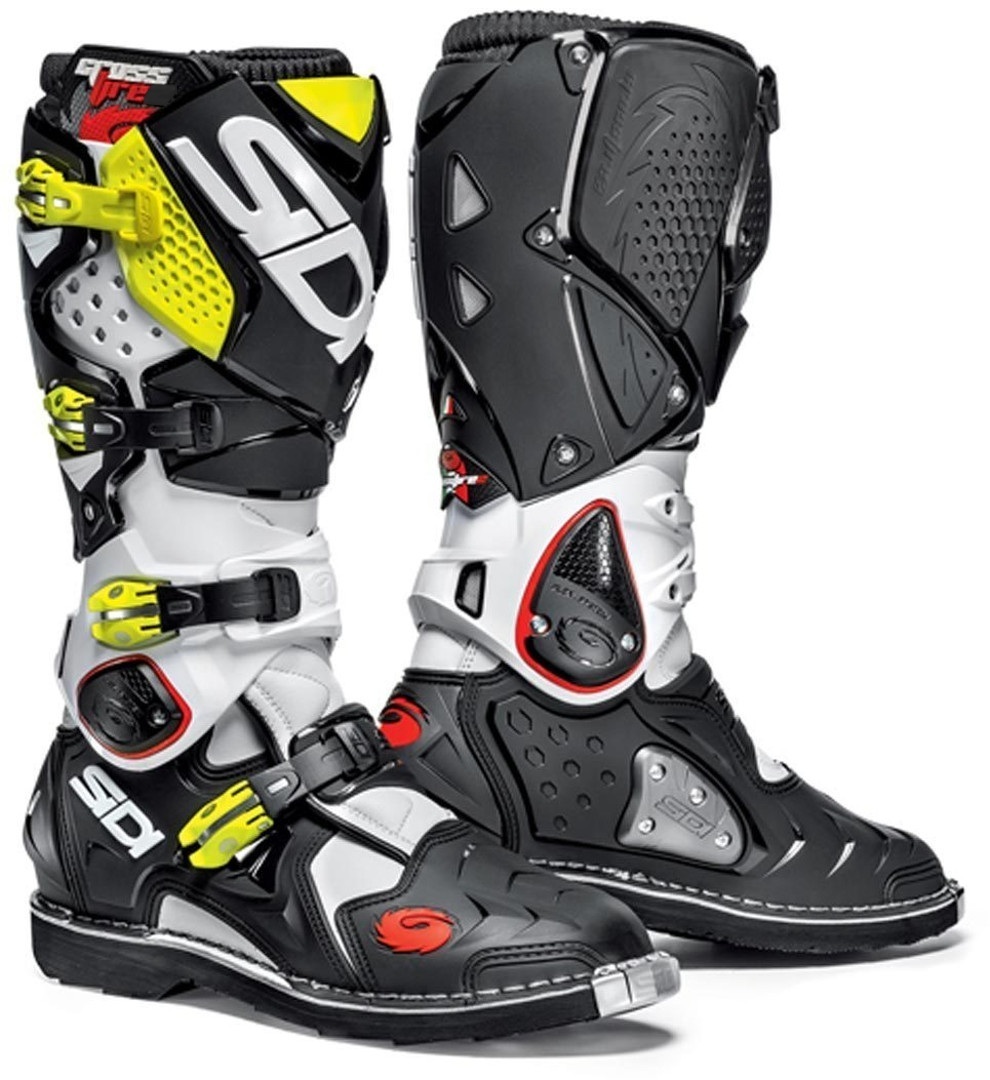 Sidi Crossfire 2 Motocross Boots white/black/yellow 48 Figure 1