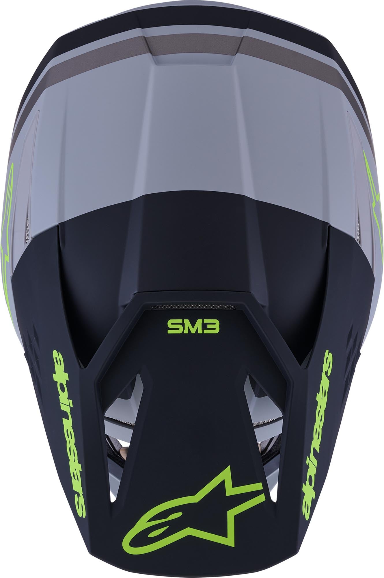 Alpinestars S-M3 Radium Casque de motocross Gris/jaune mat S (55/56) Figure 3