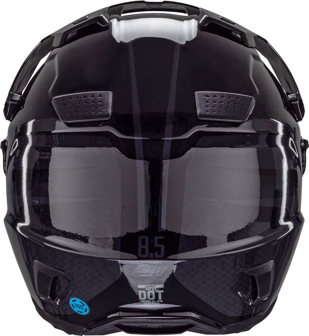 Side view of Leatt ADV 8.5 Helmet with Goggles