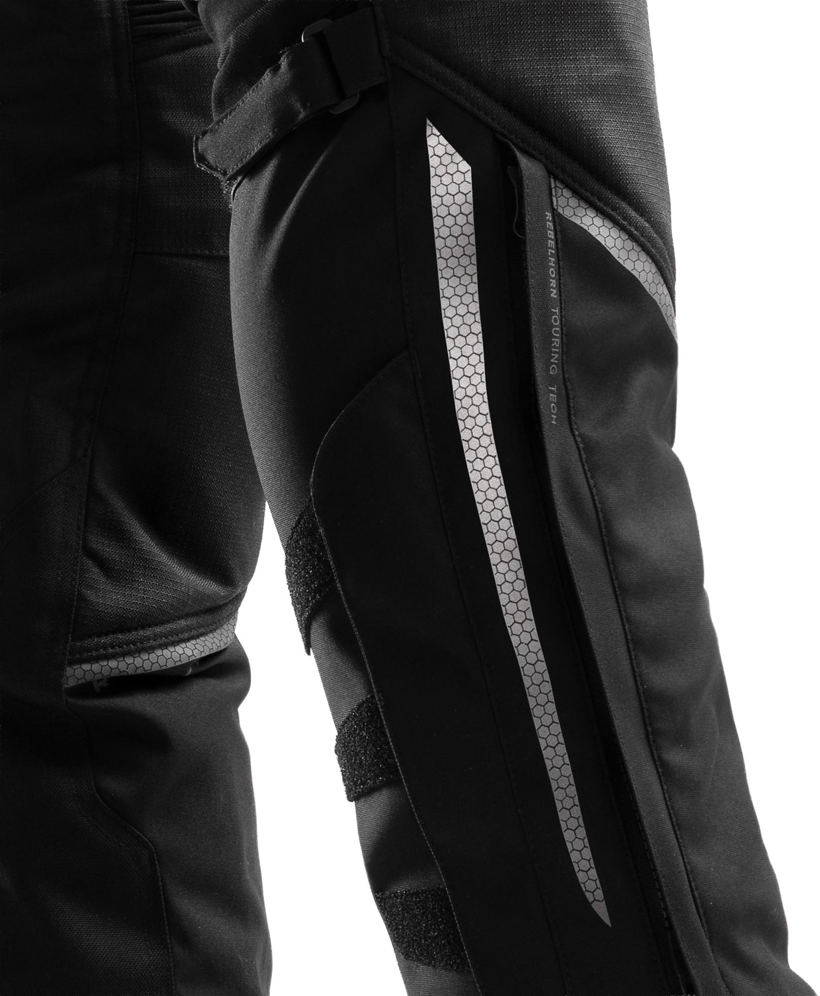 Rebelhorn Hardy 3.0 waterproof Ladies Motorcycle Textile Pants black Long M Figure 13