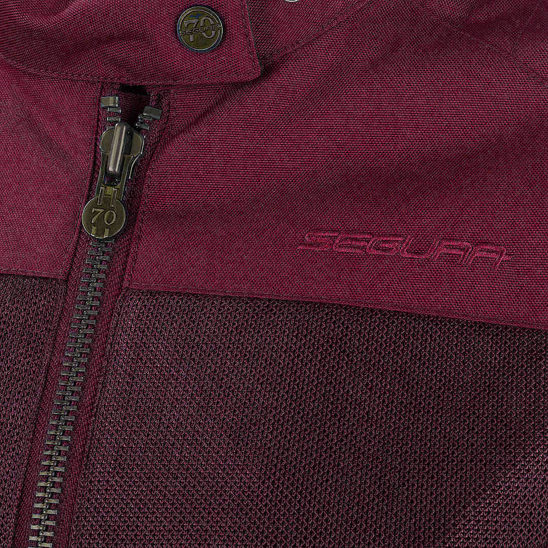 Segura Oskar Dames Motorfiets Textiel Jas Donkerrood 46 Figuur 4
