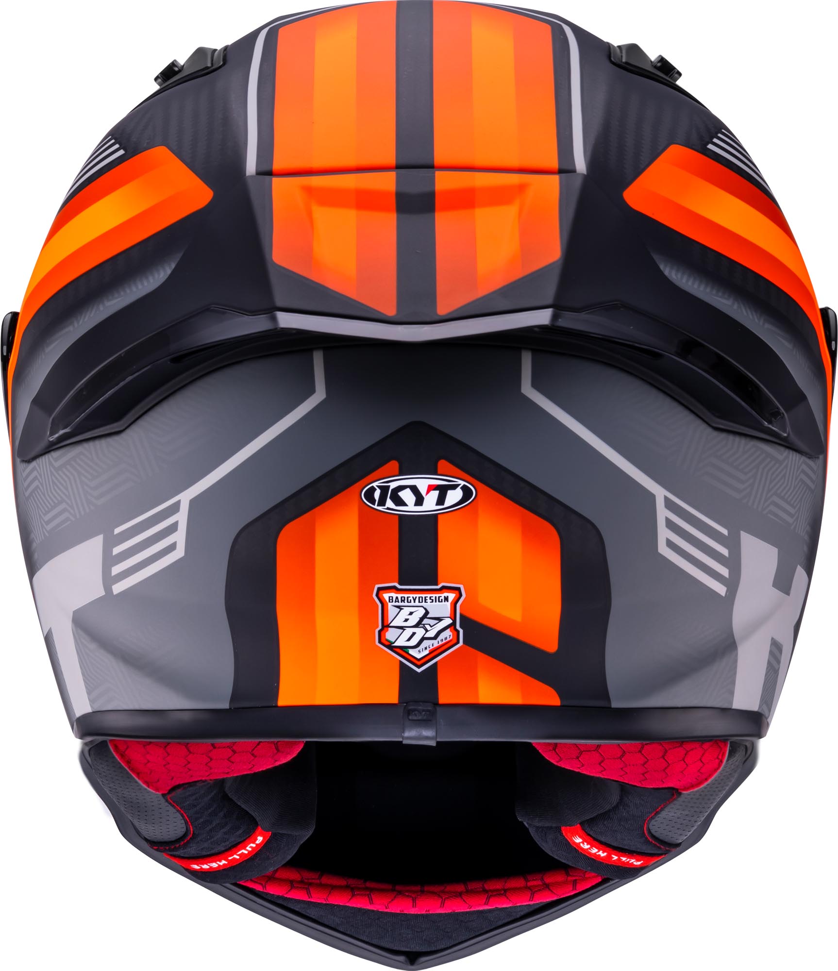 KYT R1R Carbon Accelerator Helma Carbon/Orange S (53/54) Obrázek 4