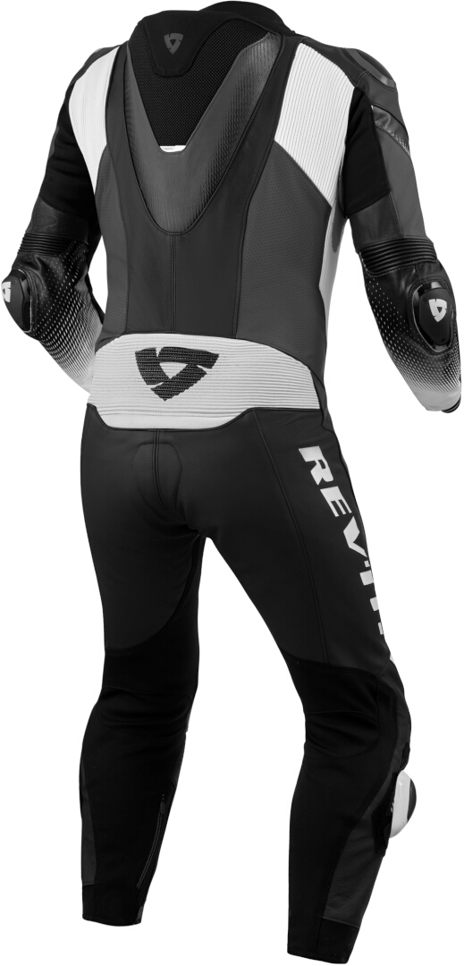 Revit Control One Piece Motorcycle Leather Suit black/white 52 Figure 2