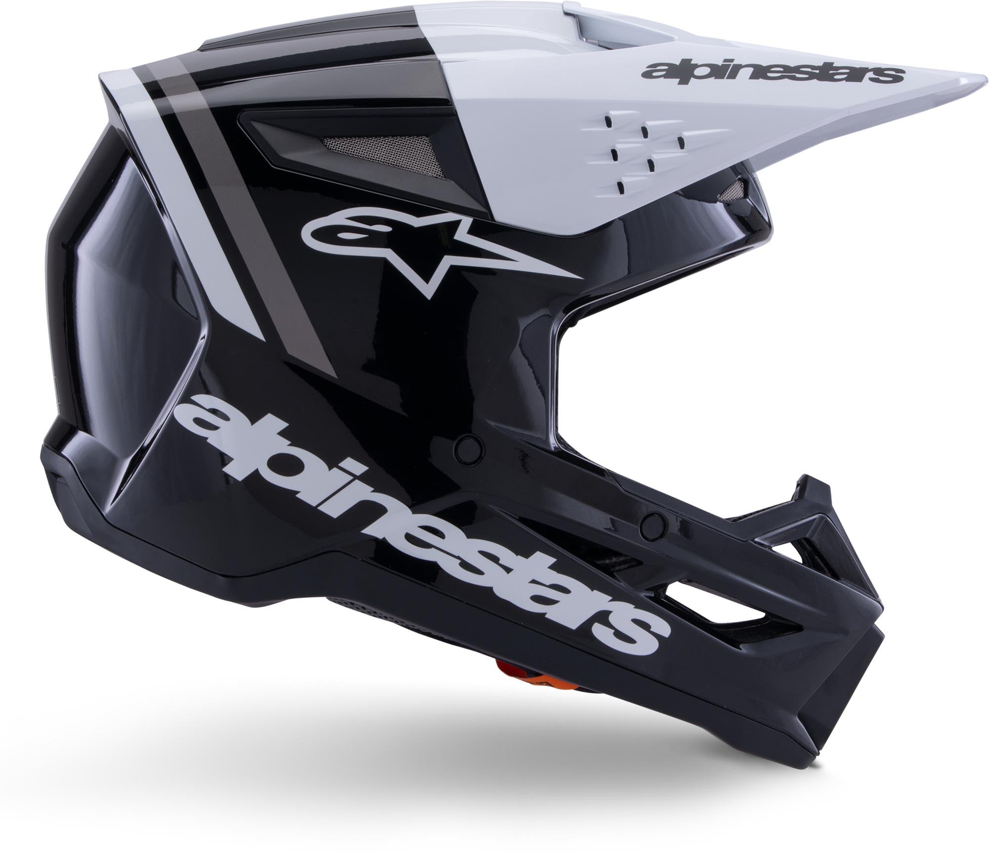 Side view of Alpinestars S-M3 Radium Motocross Helmet