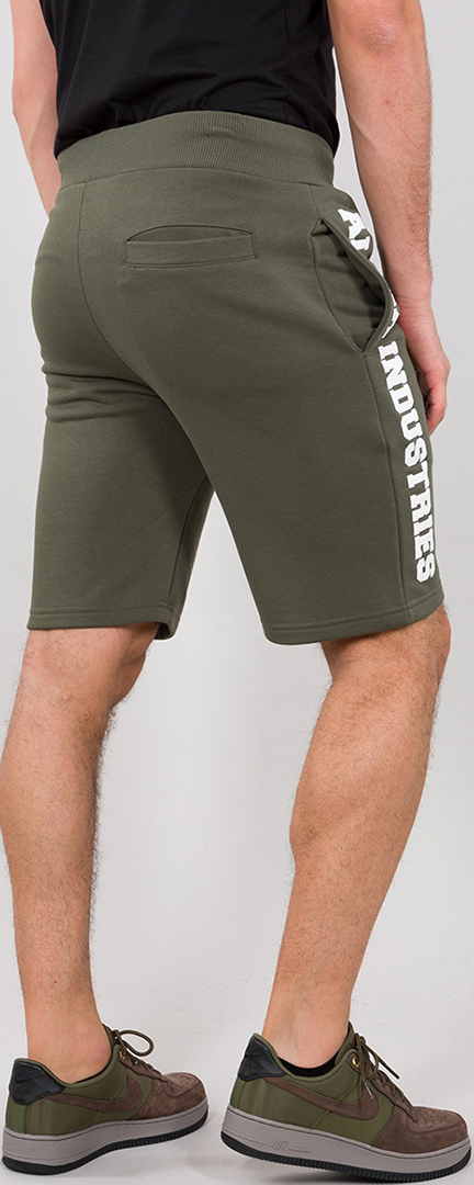 Alpha Industries Big Letters Shorts grün L Abbildung 1
