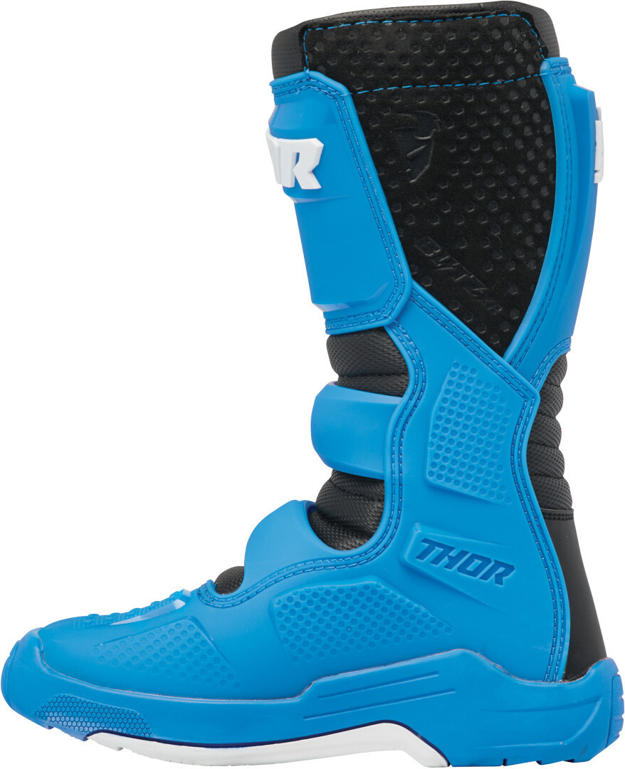 Thor Blitz XR MX Unge Motocross Støvler blå/sort 6 Figur 3