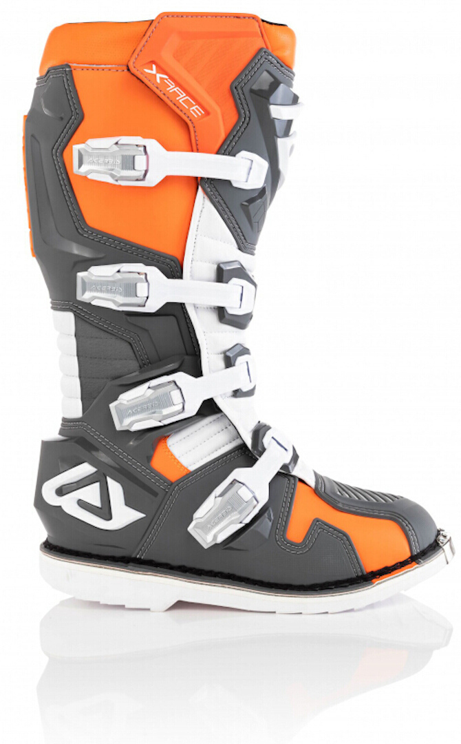 Acerbis X-Race Bottes de motocross Gris/Orange 47 Figure 5