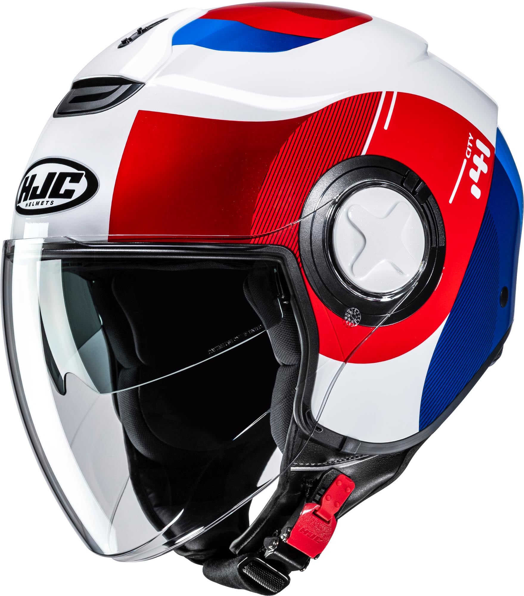 HJC i41 Solix Jet Helmet white/red/blue XL (60/61) Figure 1