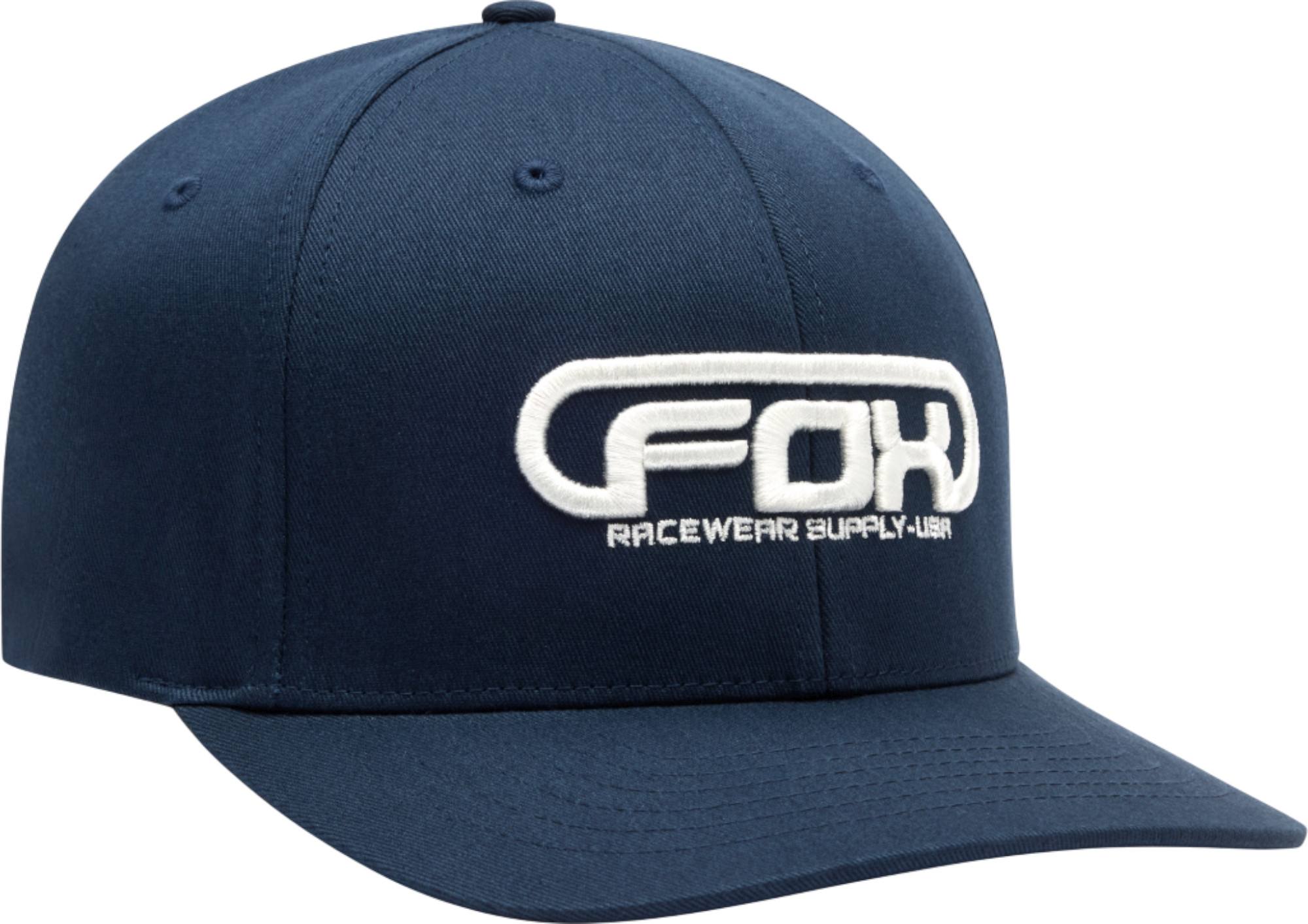 FOX Global Boné Flexfit azul/branco L/XL Figura 1