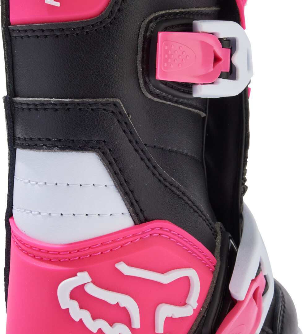 FOX Comp Unge Motocross Støvler sort/pink 12 Figur 6