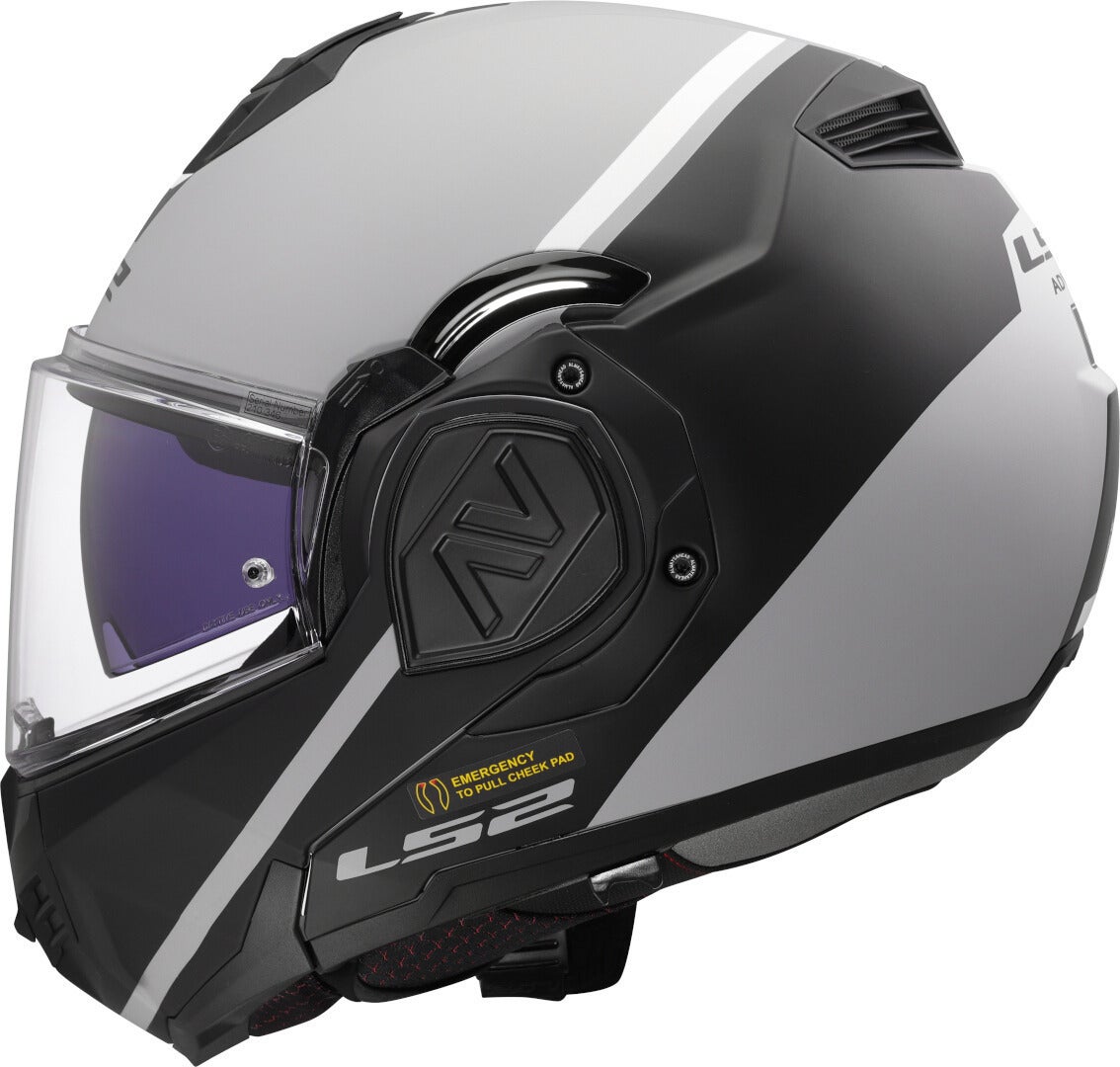 LS2 FF906 Advant Swipe Helmet black matt/grey XXXL (65/66) Figure 1