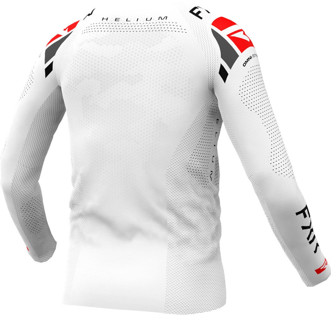 FXR Helium 2025 Motorcross Jersey wit/zwart/rood S Figuur 2
