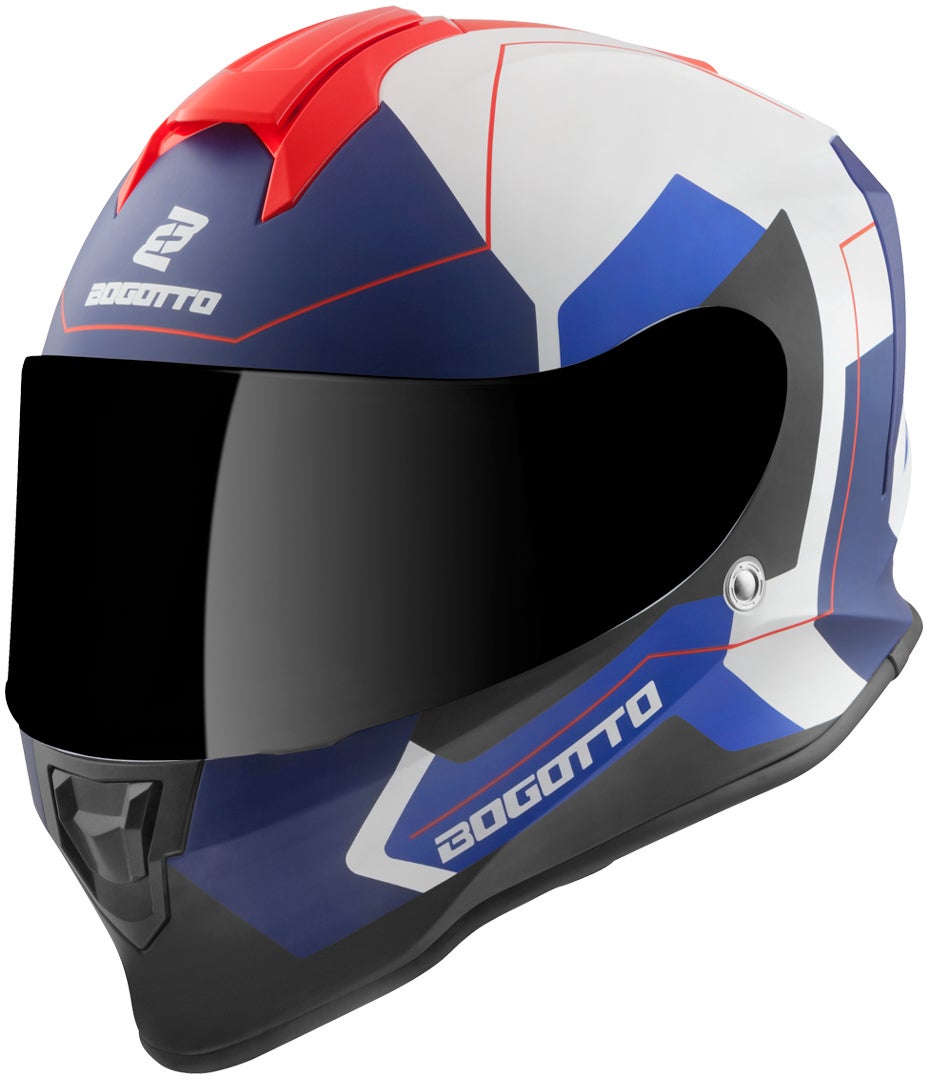 Bogotto V151 Sacro Helmet white/blue/red M Figure 1