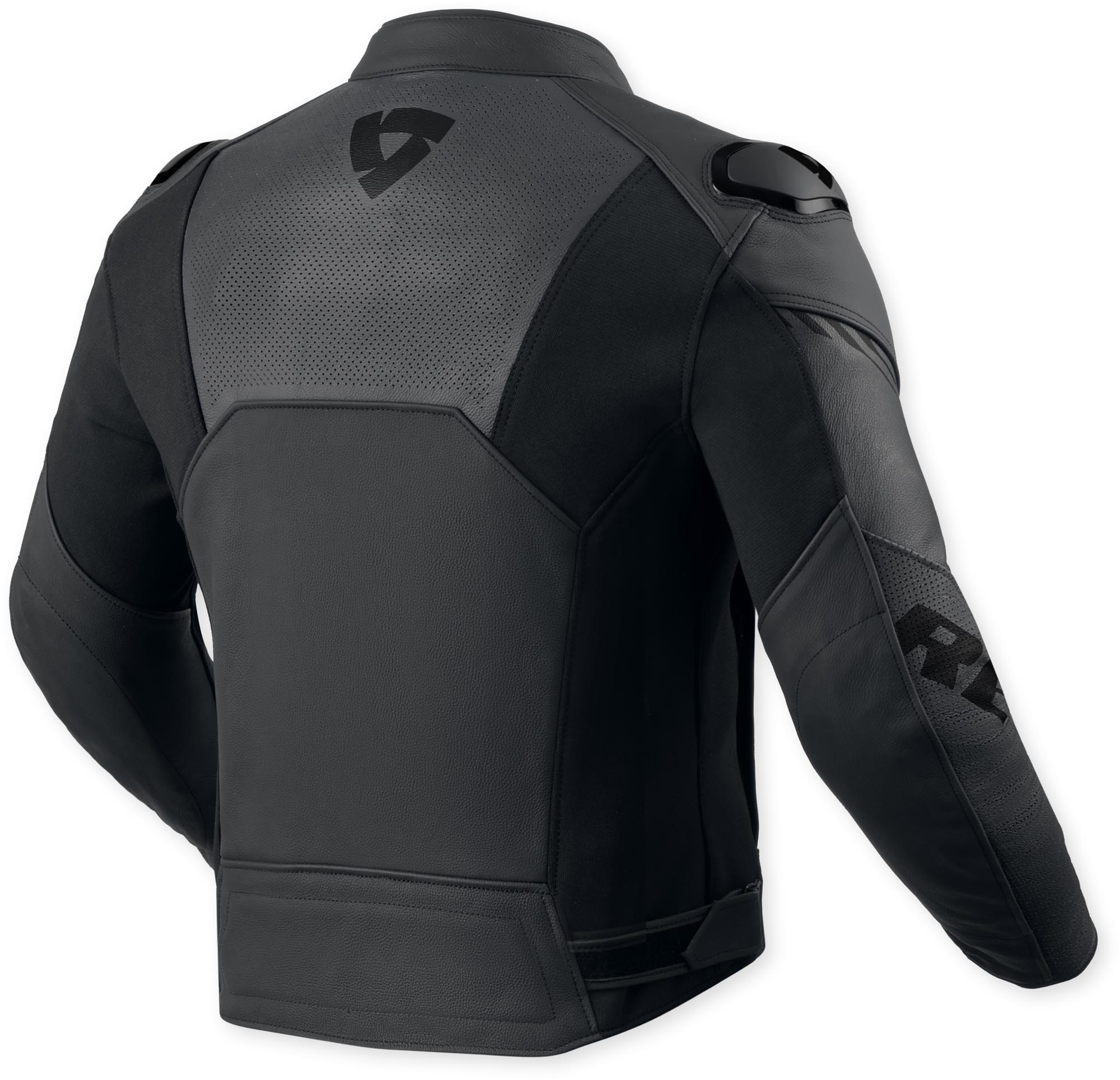 Revit Argon 3 perforierte Motorrad Lederjacke schwarz/anthrazit 54 Abbildung 2