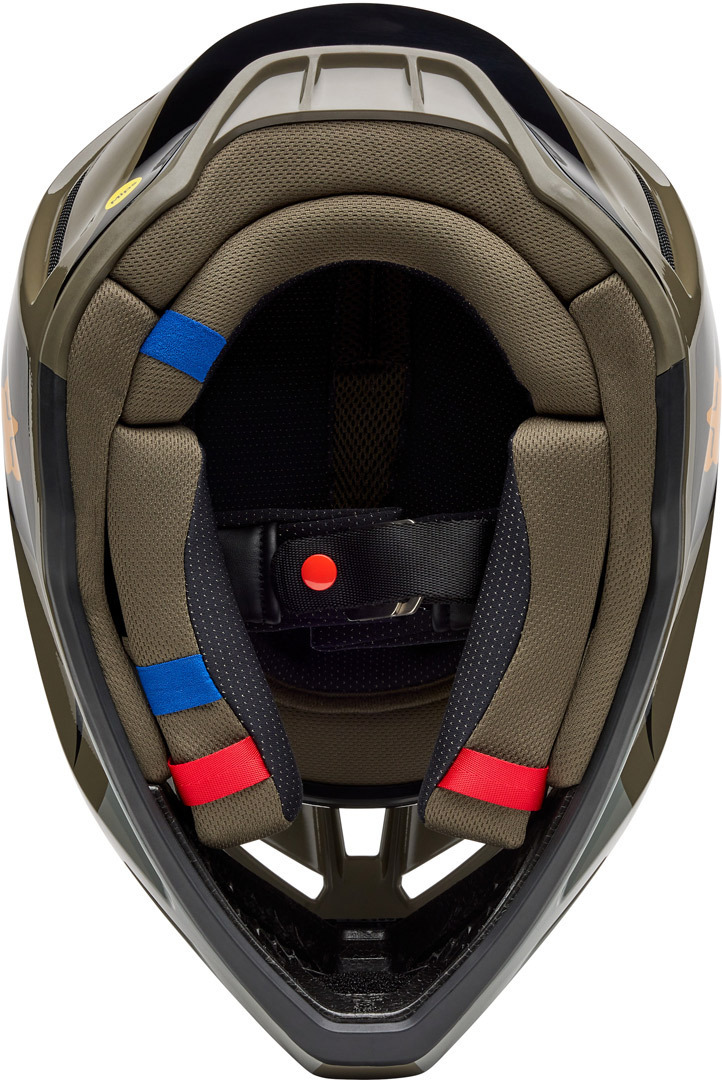 FOX V3 Fade MIPS Cască de motocross Maro/Negru XS (53/54) Figura 2