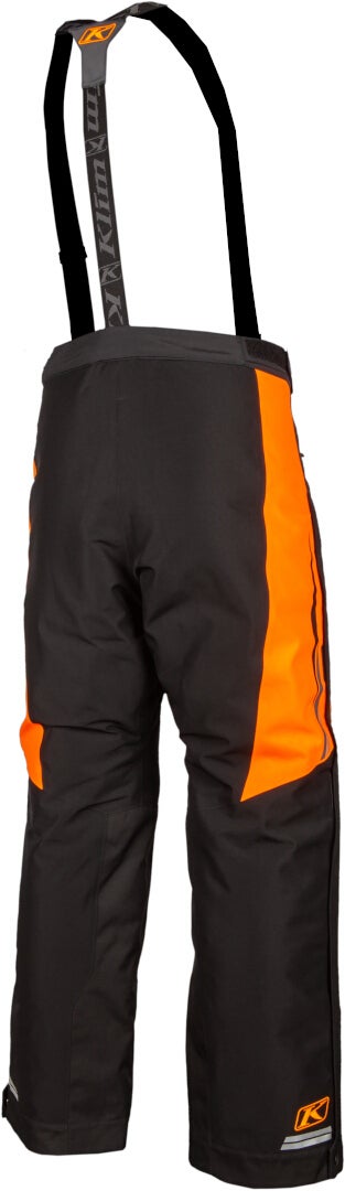 Klim Kaos 2022 Snescooter Bib Bukser sort/orange M Figur 6