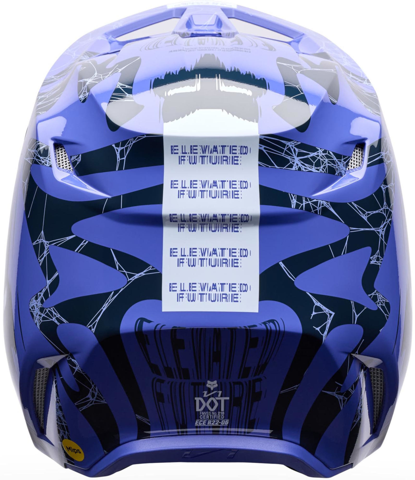 FOX V1 Diffuse Special Edition Motocrosshjelm lilla/sort M Figur 4