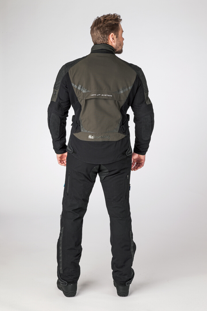 Halvarssons Mora veste textile de moto imperméable noir/vert 58 Figure 7