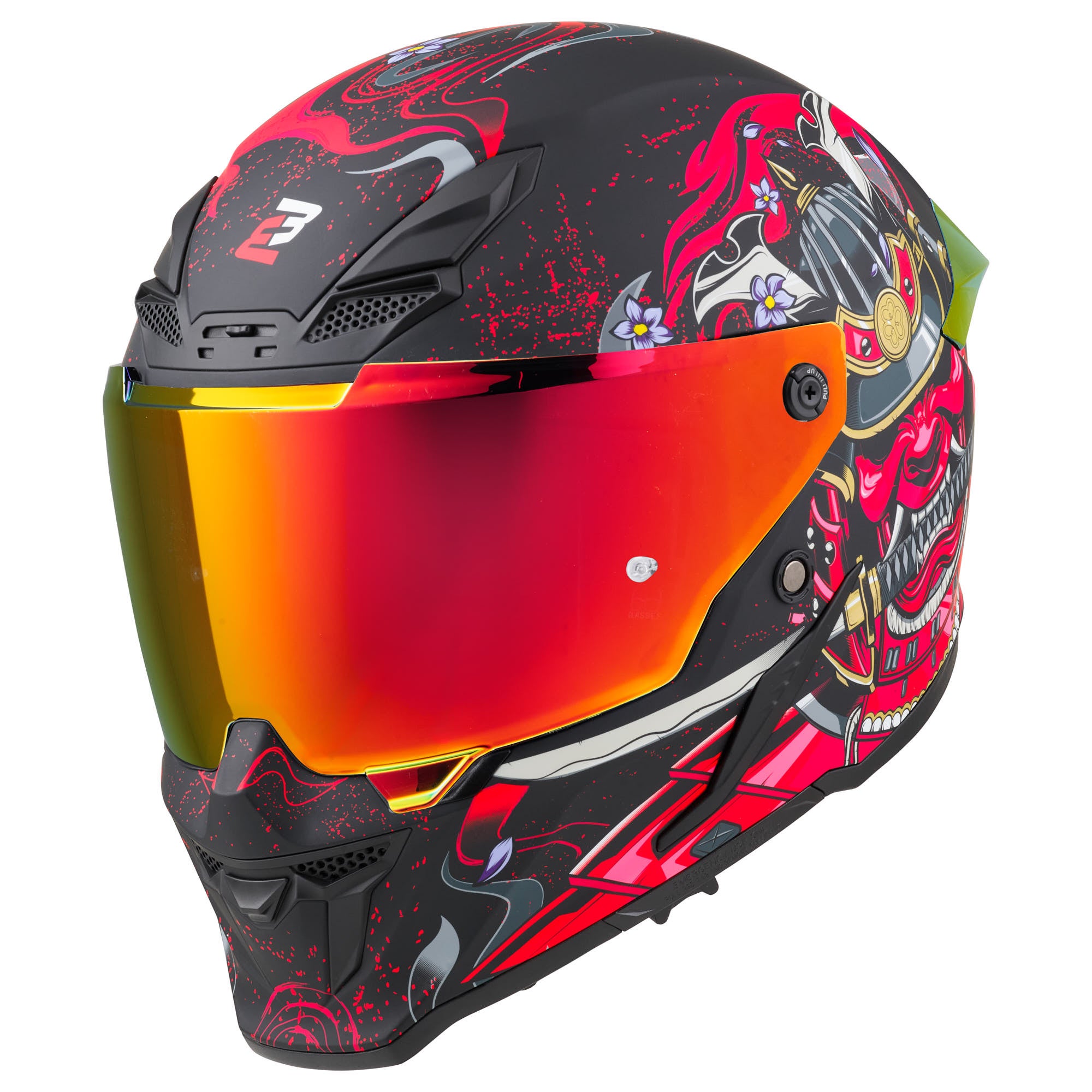 Bogotto Blade Armour Casco nero/rosso 2XL Figura 1