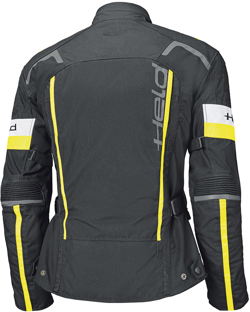 Held 4-Touring II waterproof Motorcycle Textile Jacket black/yellow 3XL Figure 2