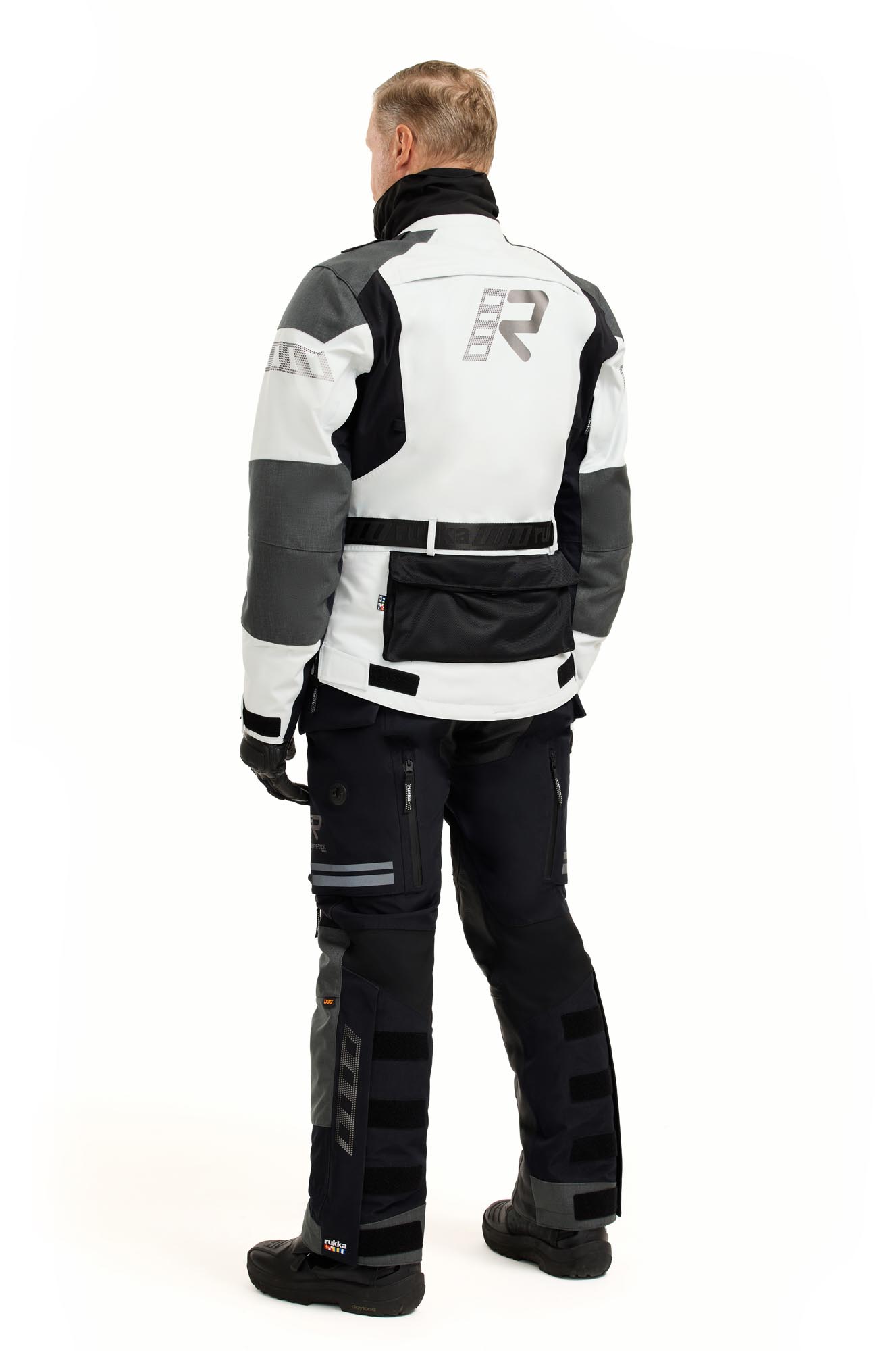 Rukka TitanTrail-R wasserdichte Motorrad Textiljacke weiß/grau/schwarz 64 Abbildung 6