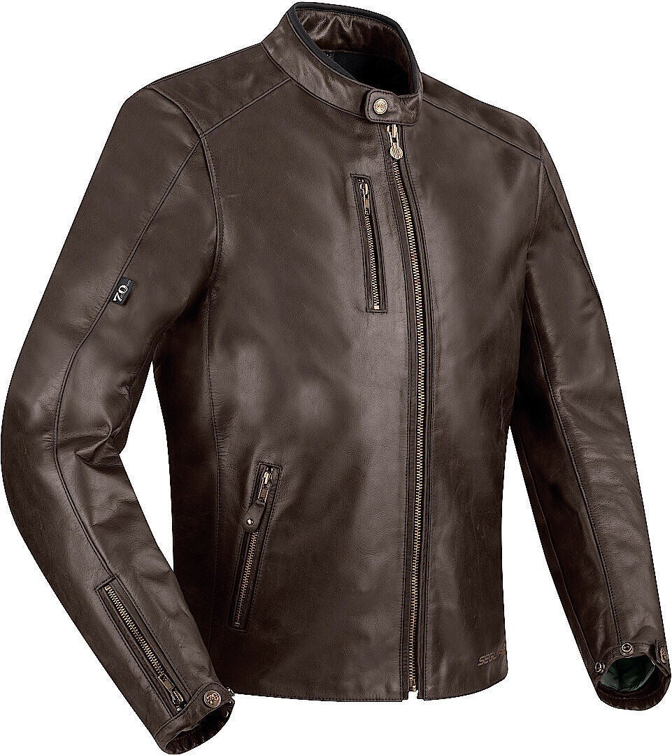 Segura Laxey Motorcycle Leather Jacket brown 4XL Figure 1