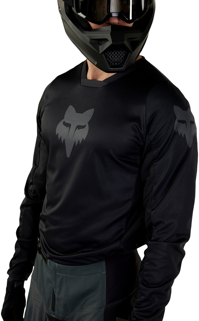 Side view of FOX 180 Blackout 2023 Motocross Jersey