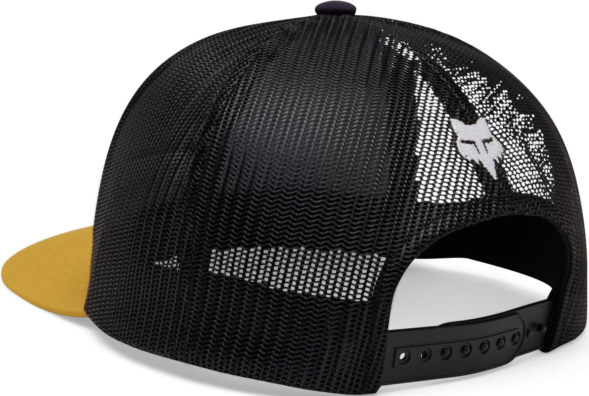 FOX Image Print Șapcă Snapback Trucker Albastru/Negru/Galben Figura 2
