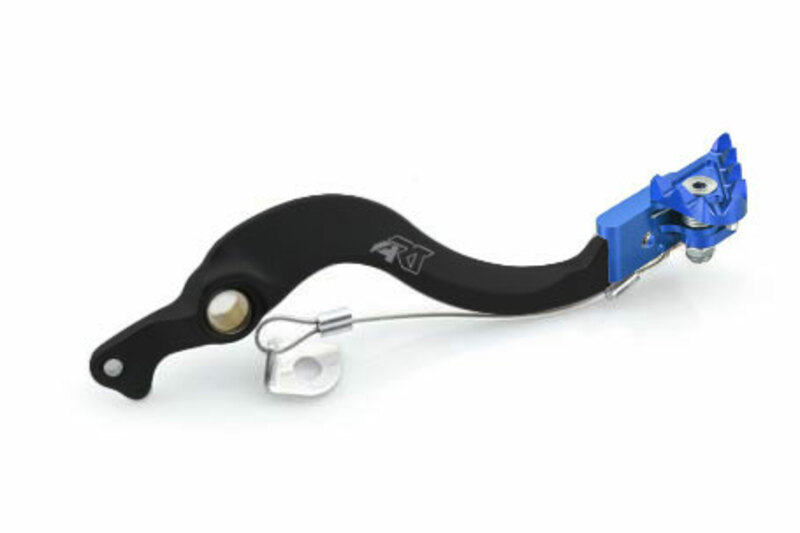 A.R.T. Pedală de frână din fabrică aluminiu anodizat negru/vârf albastru Figura 1