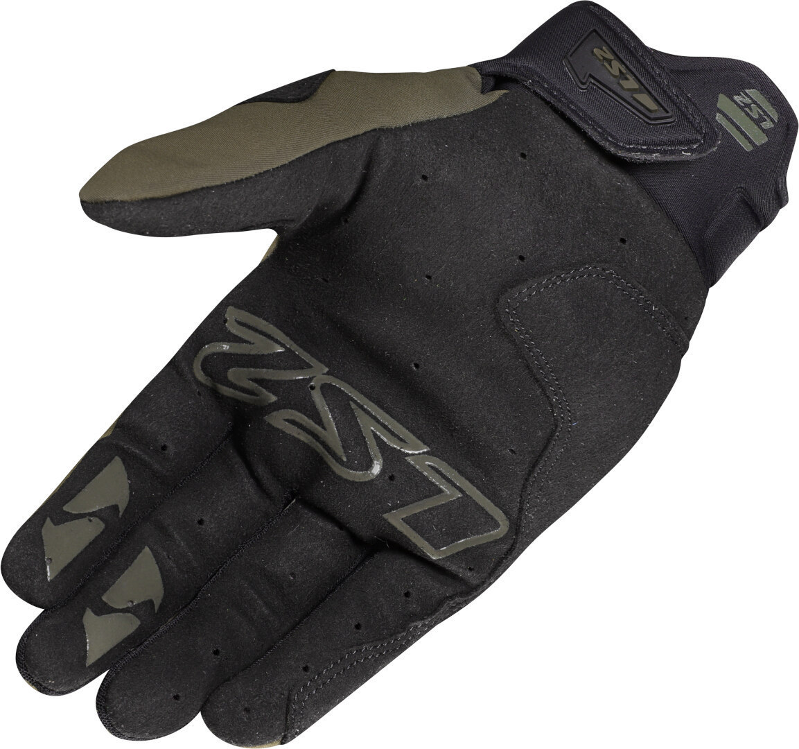 LS2 Hiker Motorcycle Gloves black/olive XL Figure 2