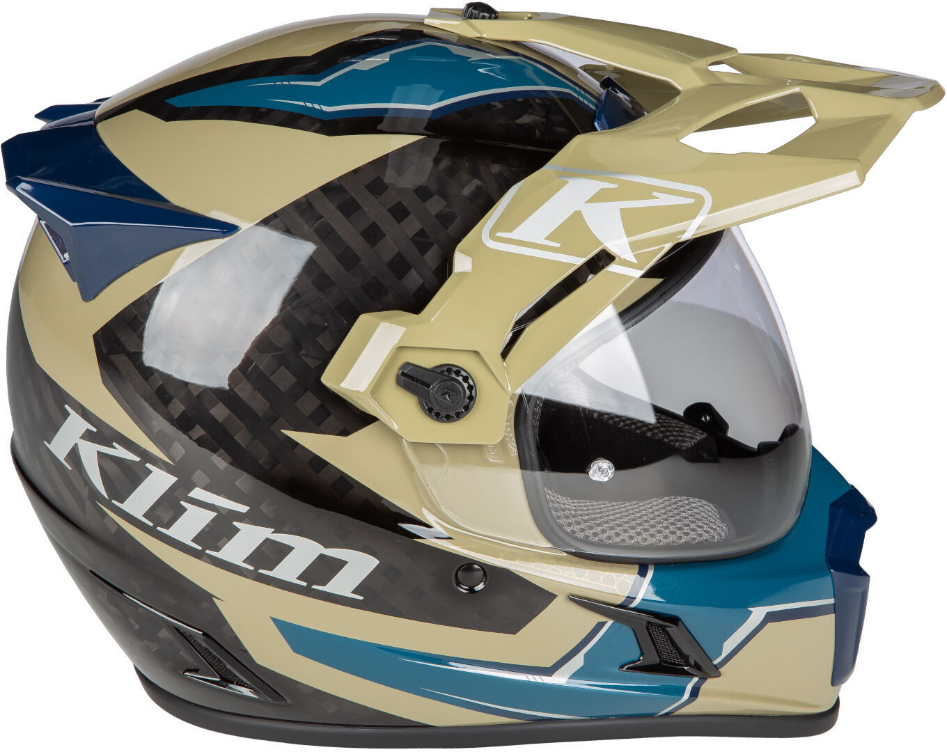 Klim Krios Pro Ventura Carbon ECE/DOT Casco da enduro oliva S (55/56) Figura 6