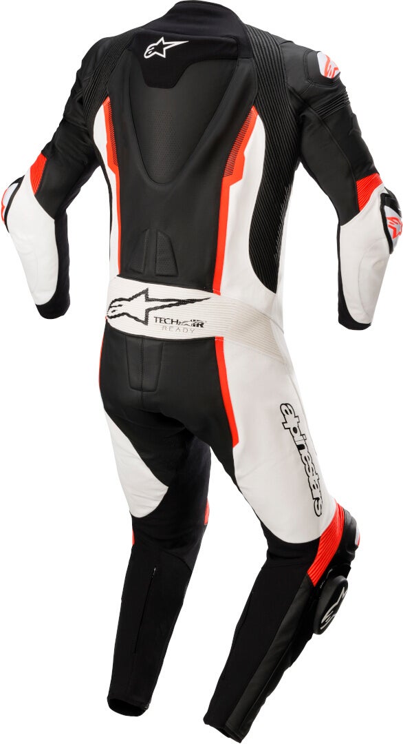 Alpinestars Missile V2 One Piece Motorcycle Leather Suit black/white/red 56 Figure 2