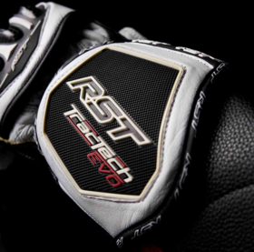 RST Race Dept V4.2 D3O Airbag Traje de Couro de Motocicleta de 1 Peça Perfurado preto/vermelho/branco 45 Figura 6