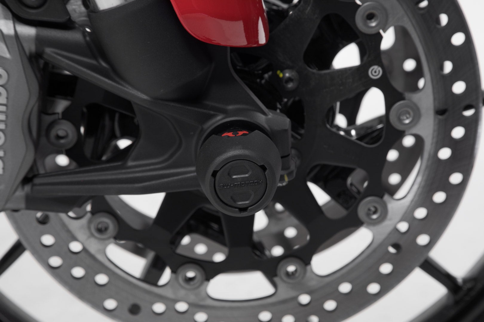 SW-Motech Slider set for front axle - Black. Ducati models. Figure 3