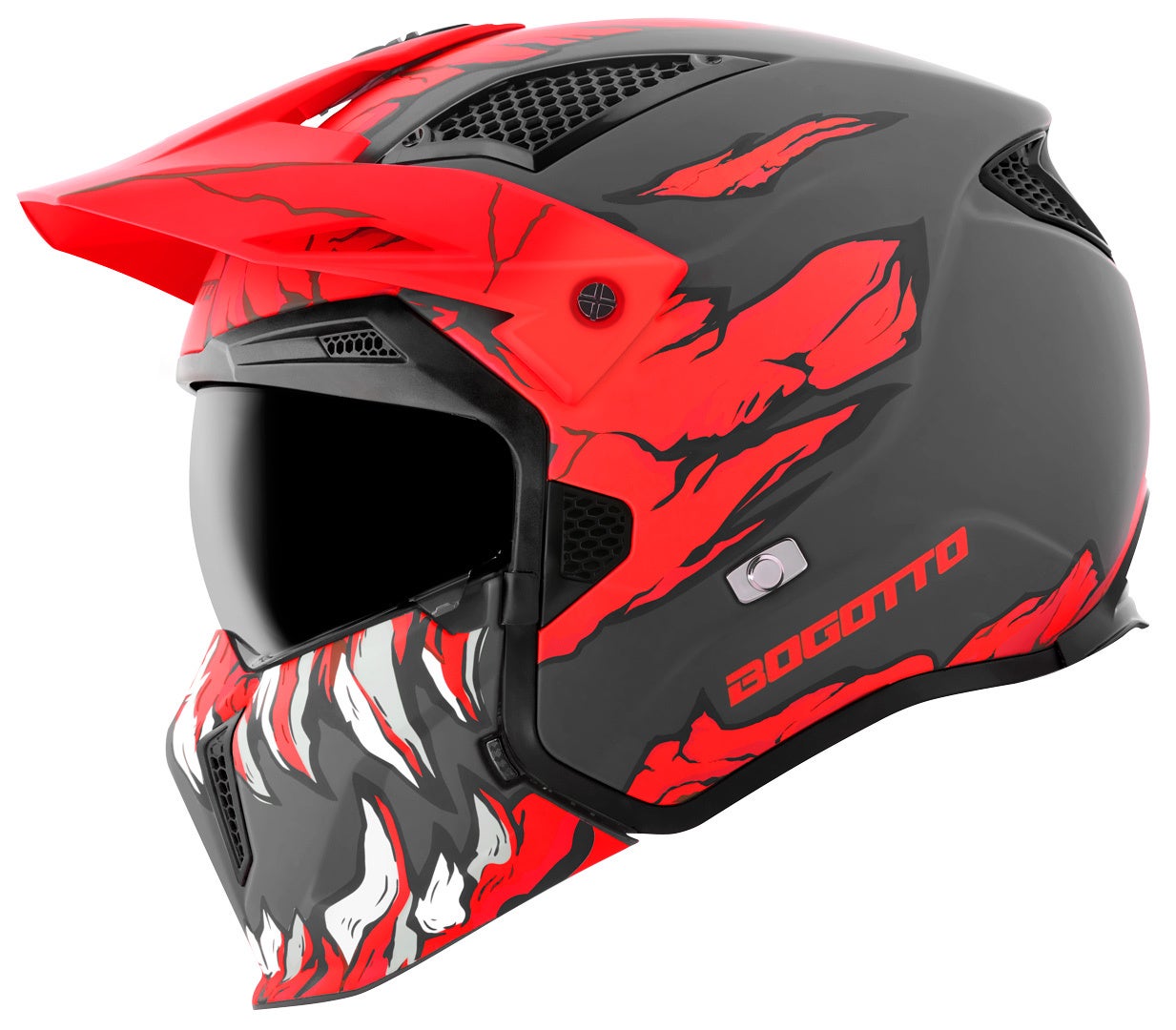 Bogotto Radic Skulash Casco rosso/nero L Figura 14