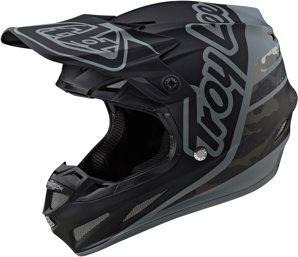 Troy Lee Designs SE4 Silhouette MIPS Motocross Helm schwarz/camouflage M Abbildung 1