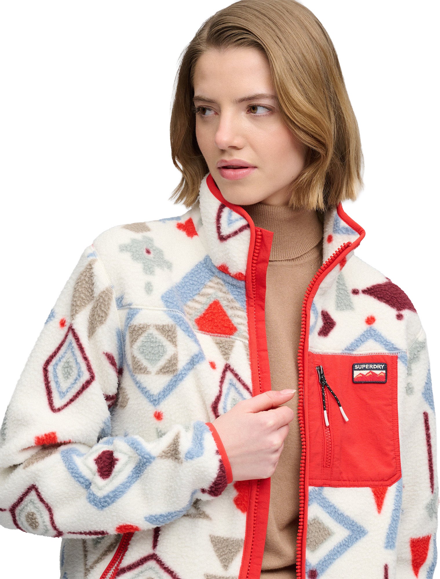 Superdry & Co Γυναικείο μπουφάν fleece εξωτερικού χώρου L Γράφημα 4
