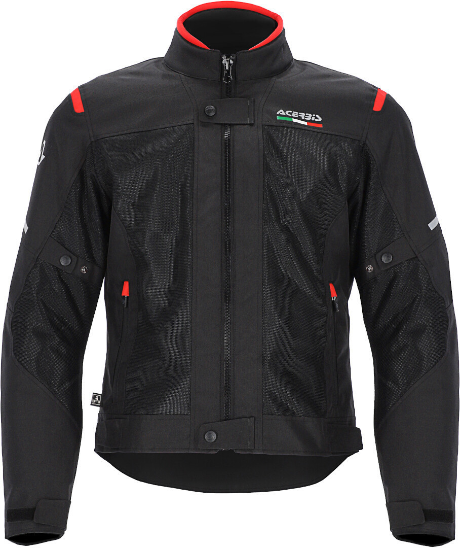 Acerbis On Road Ruby Motorrad Textiljacke schwarz/rot XXL Abbildung 6