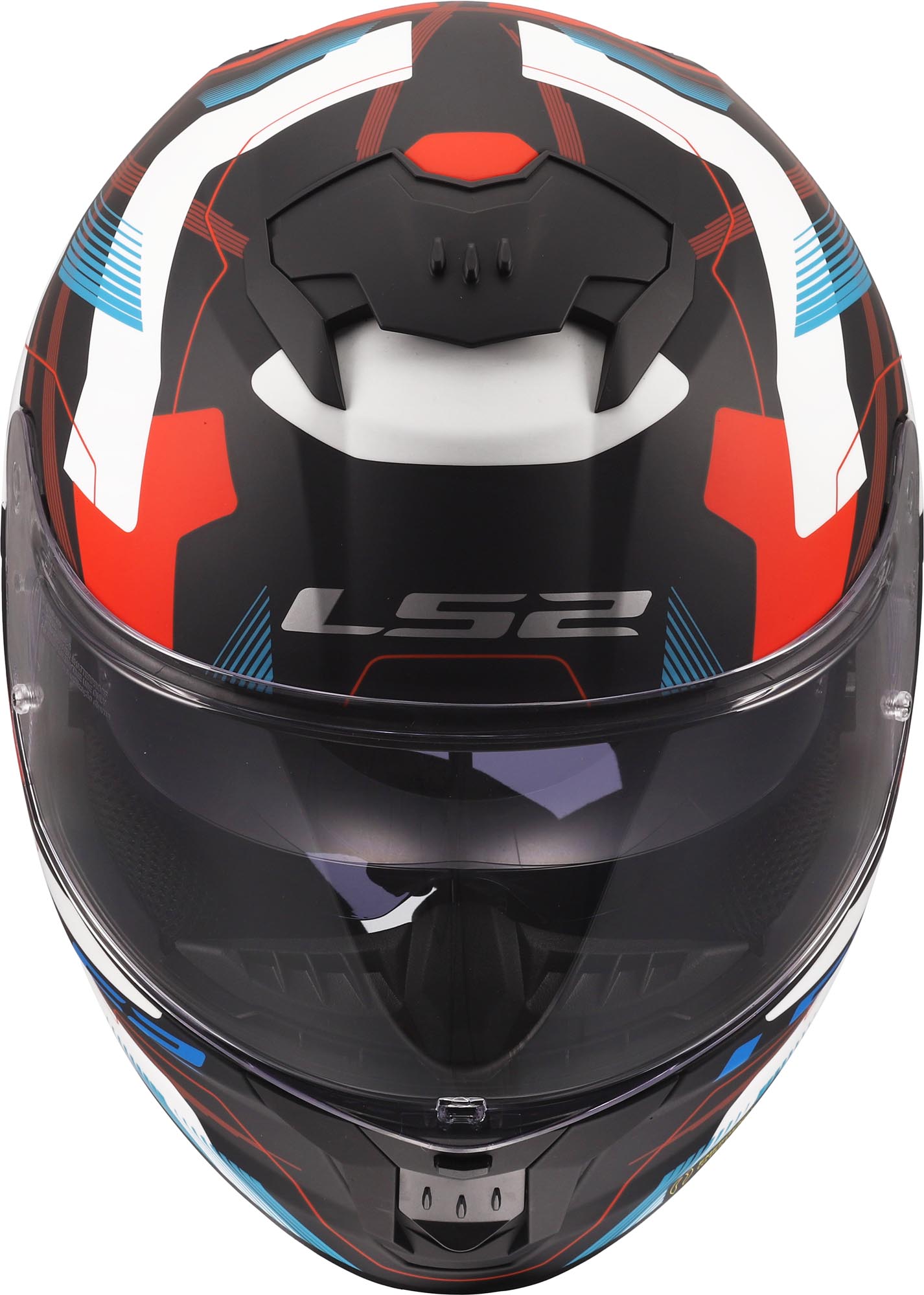 LS2 FF808 Stream II Mika Helm wit/blauw/rood S (55/56) Figuur 9