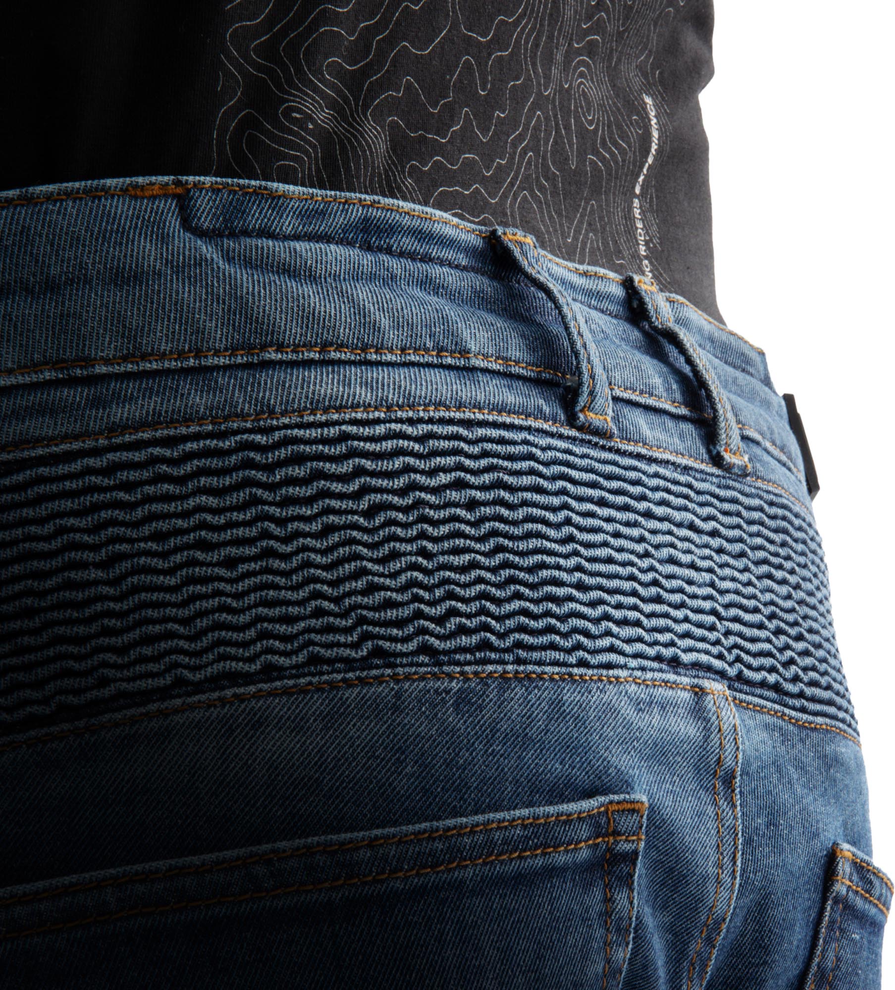 Rebelhorn Vandal Mono Motorcycle Jeans blue washed out 36/32 Figure 8