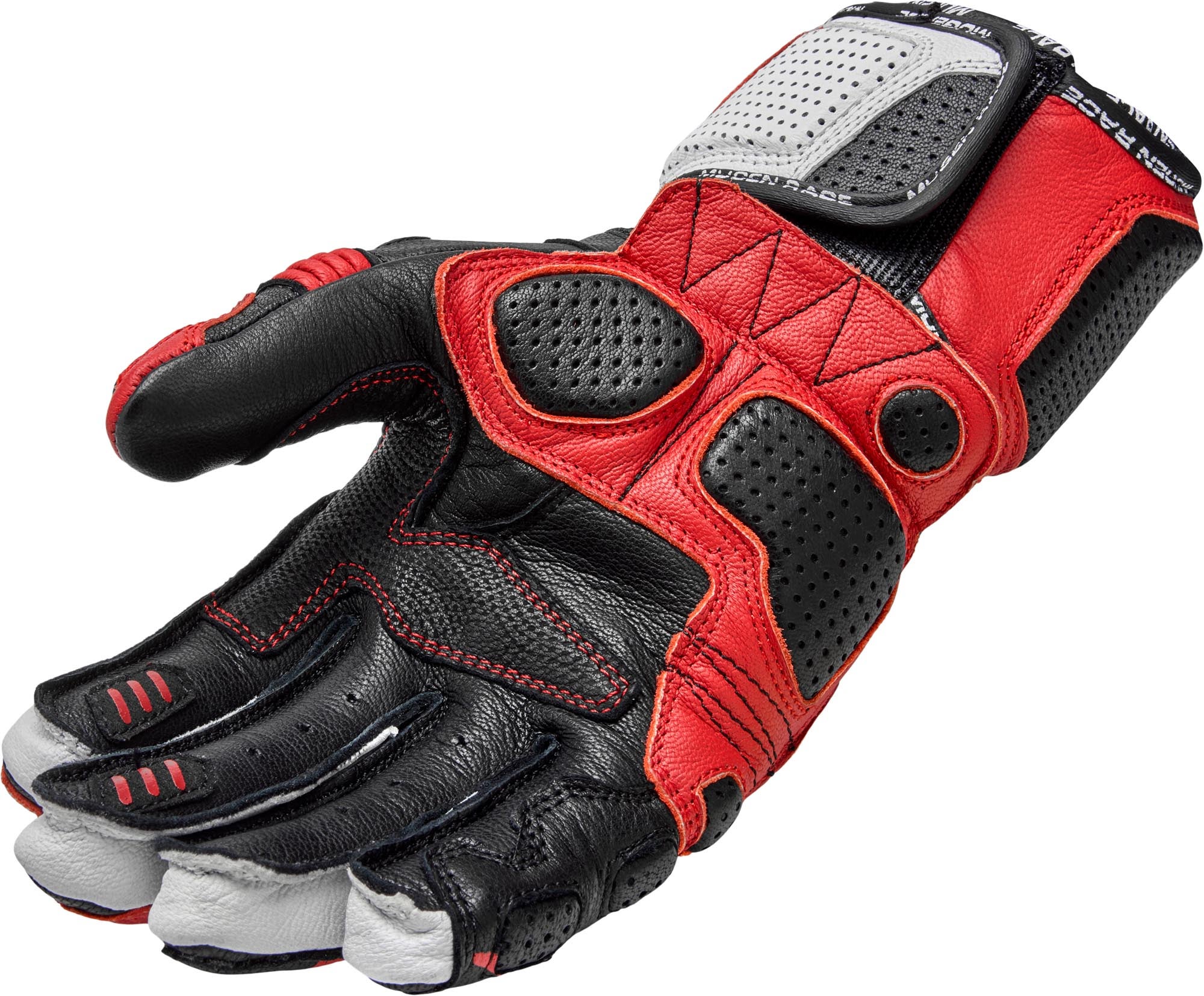 MUGENRACE Chili Sport Motorcykel handsker sort/hvid/rød L Figur 2