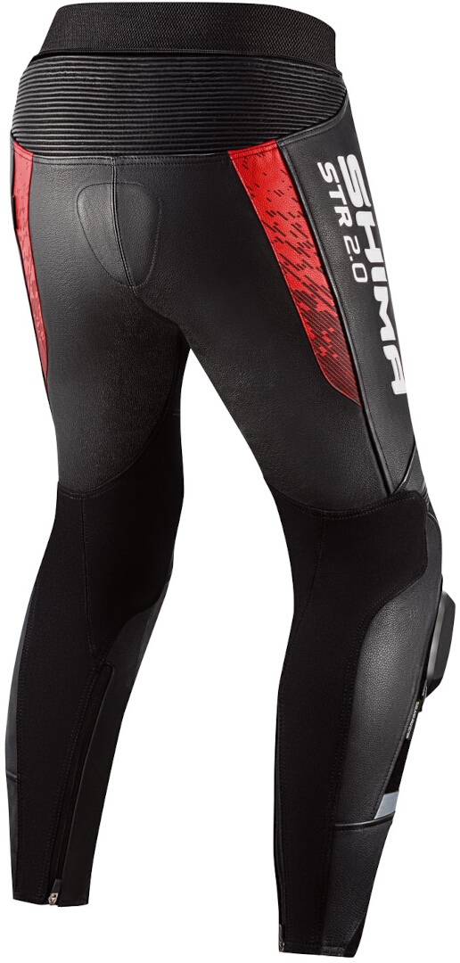 SHIMA STR 2.0 Motorcycle Leather Pants black/red 48 Figure 2