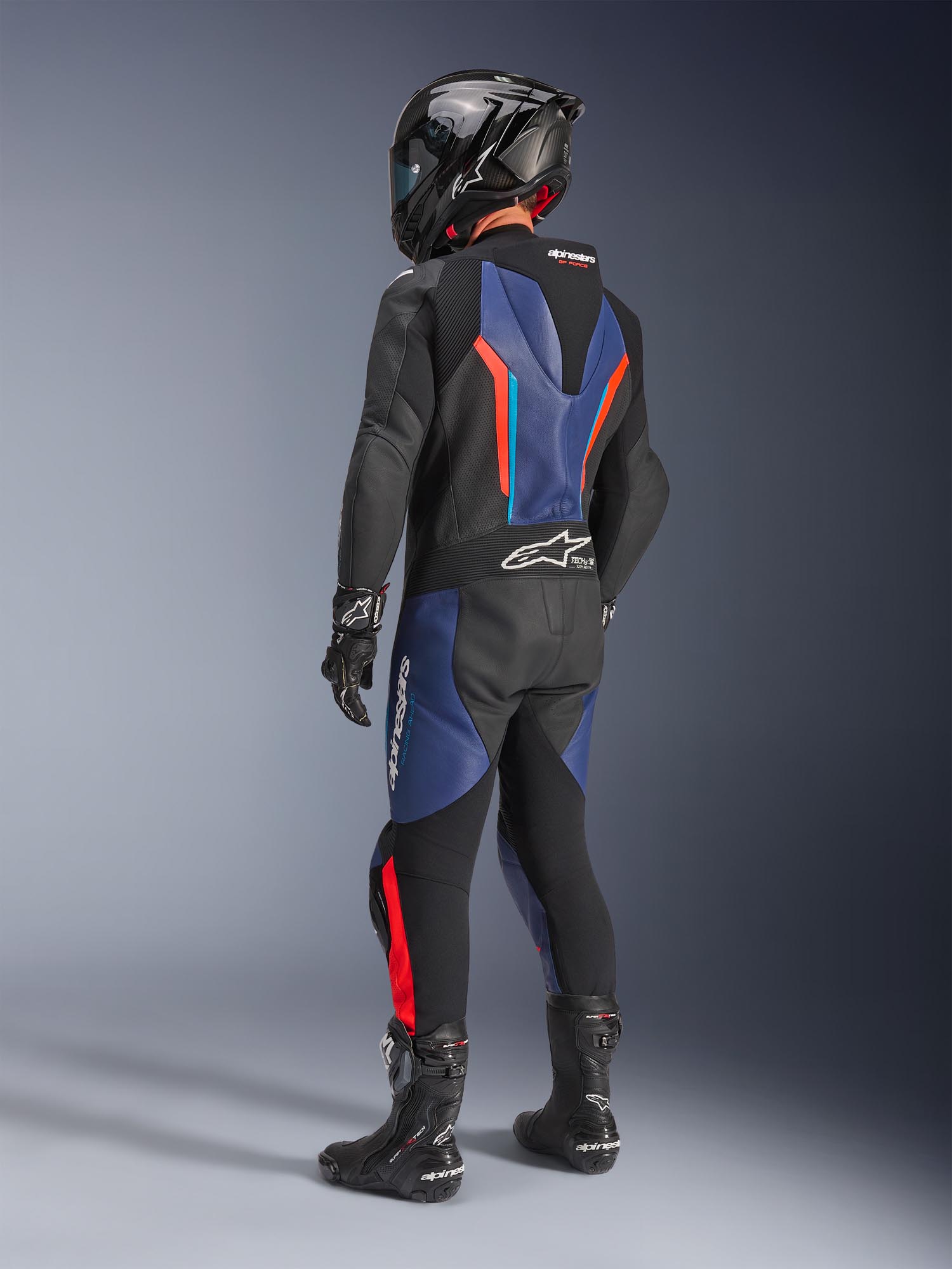 Side view of Alpinestars GP Force V2 1-Piece Motorcycle Leather Suit